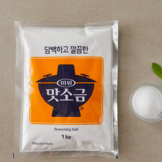 미원 맛소금/백설 맛소금 Seansoning Salt 1kg