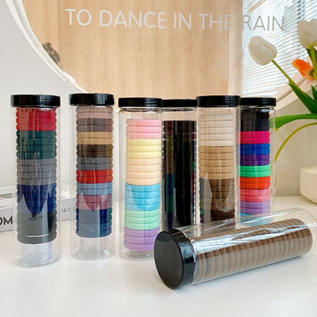 튼튼한 컬러 노팁 머리끈(20개) Strong and Durable Color Hair Tie 20ea