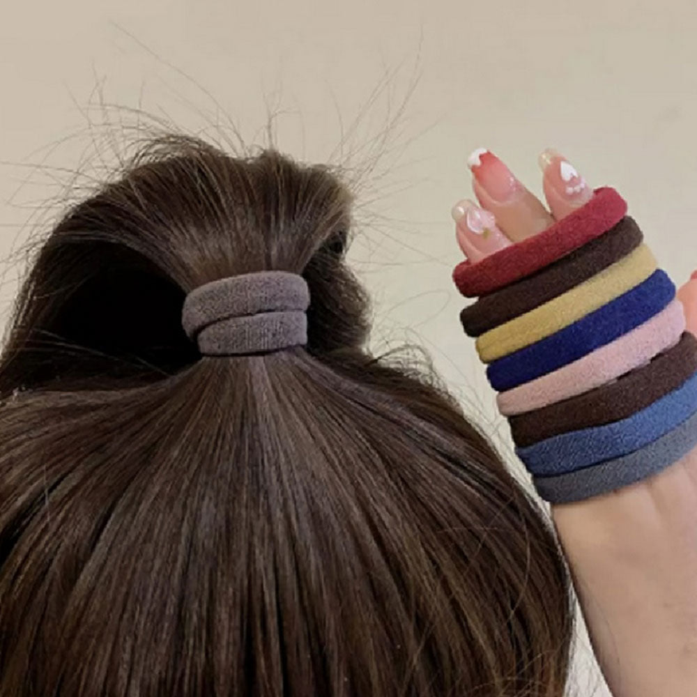 튼튼한 컬러 노팁 머리끈(20개) Strong and Durable Color Hair Tie 20ea