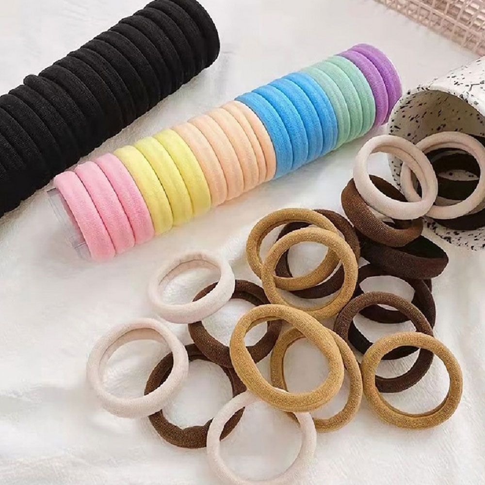 튼튼한 컬러 노팁 머리끈(20개) Strong and Durable Color Hair Tie 20ea