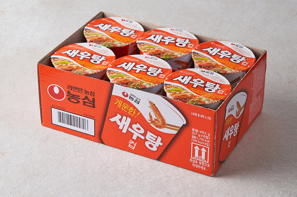 [농심] 농심 새우탕 6컵 67g*6p