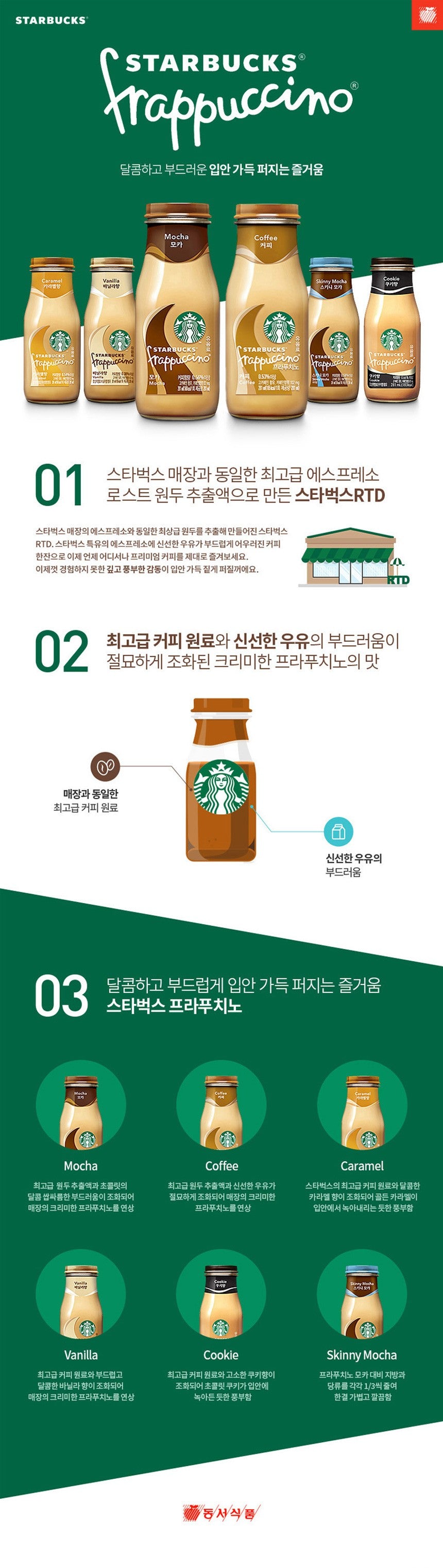 [동서] 스타벅스 카라멜 커피 281ml