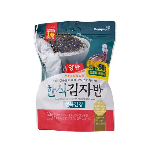 동원 양반 한식김자반 전복간장 50g*2 | [DONGWON] Seasoned Laver Anchovy&Vegi 50g*2