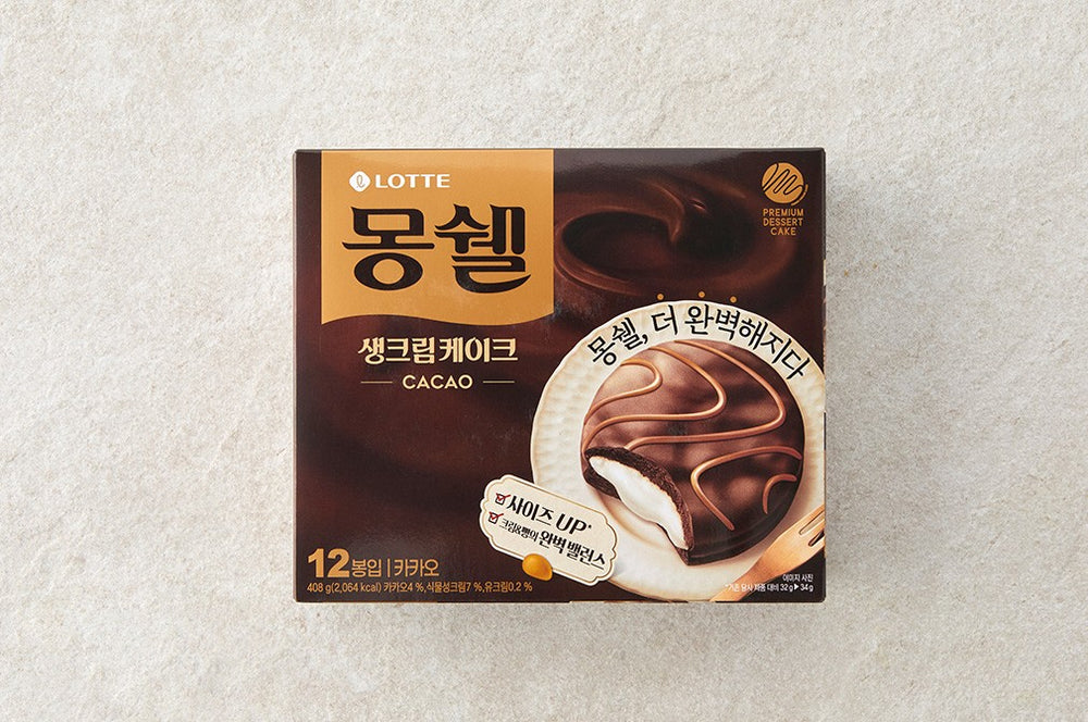 [롯데] 몽쉘 카카오케이크 대 12p