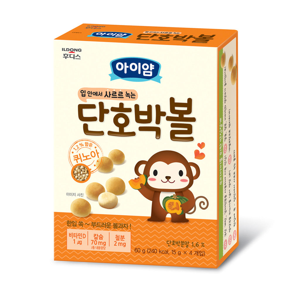 [일동] 일동 아이얌 볼과자 단호박볼  60g