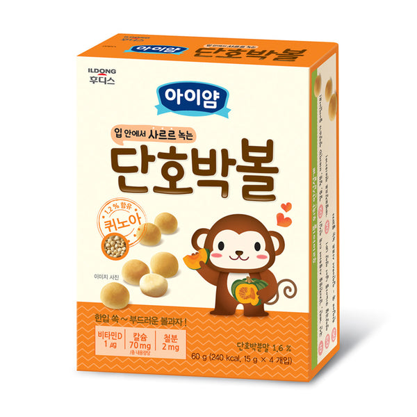 [일동] 일동 아이얌 볼과자 단호박볼  60g