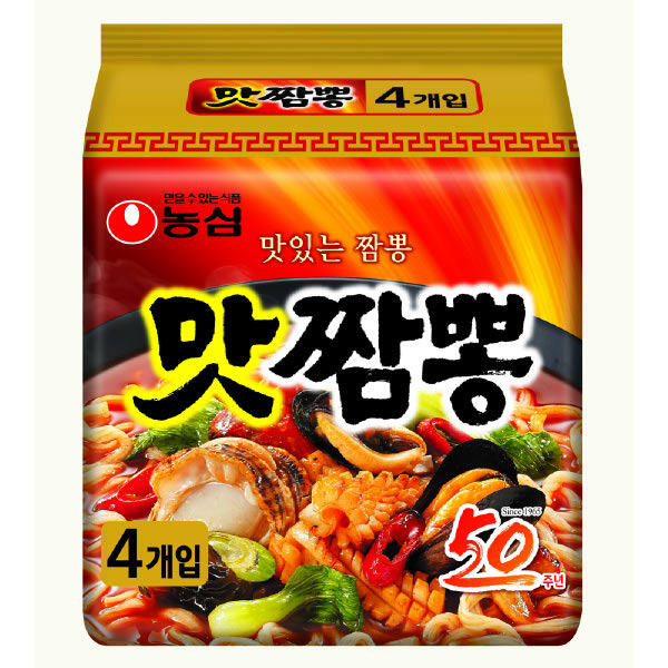 농심 맛짬뽕 130g x 4개 멀티팩 | [NONGSHIM] Champong Spicy 130g*4p