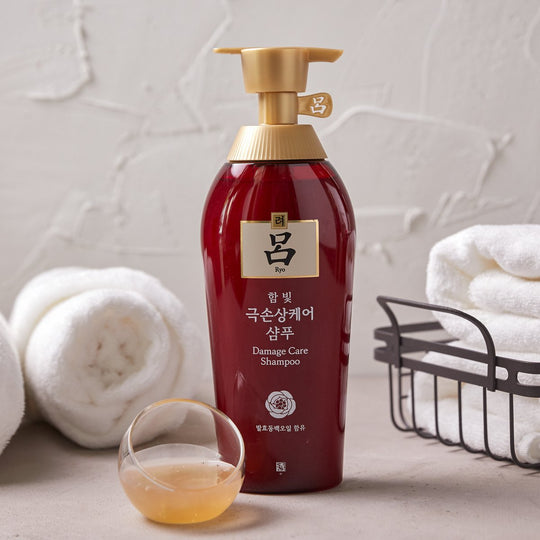 려 함빛모 샴푸/컨디셔너 592ml Ryo Damage care&nourishing shampoo/conditioner