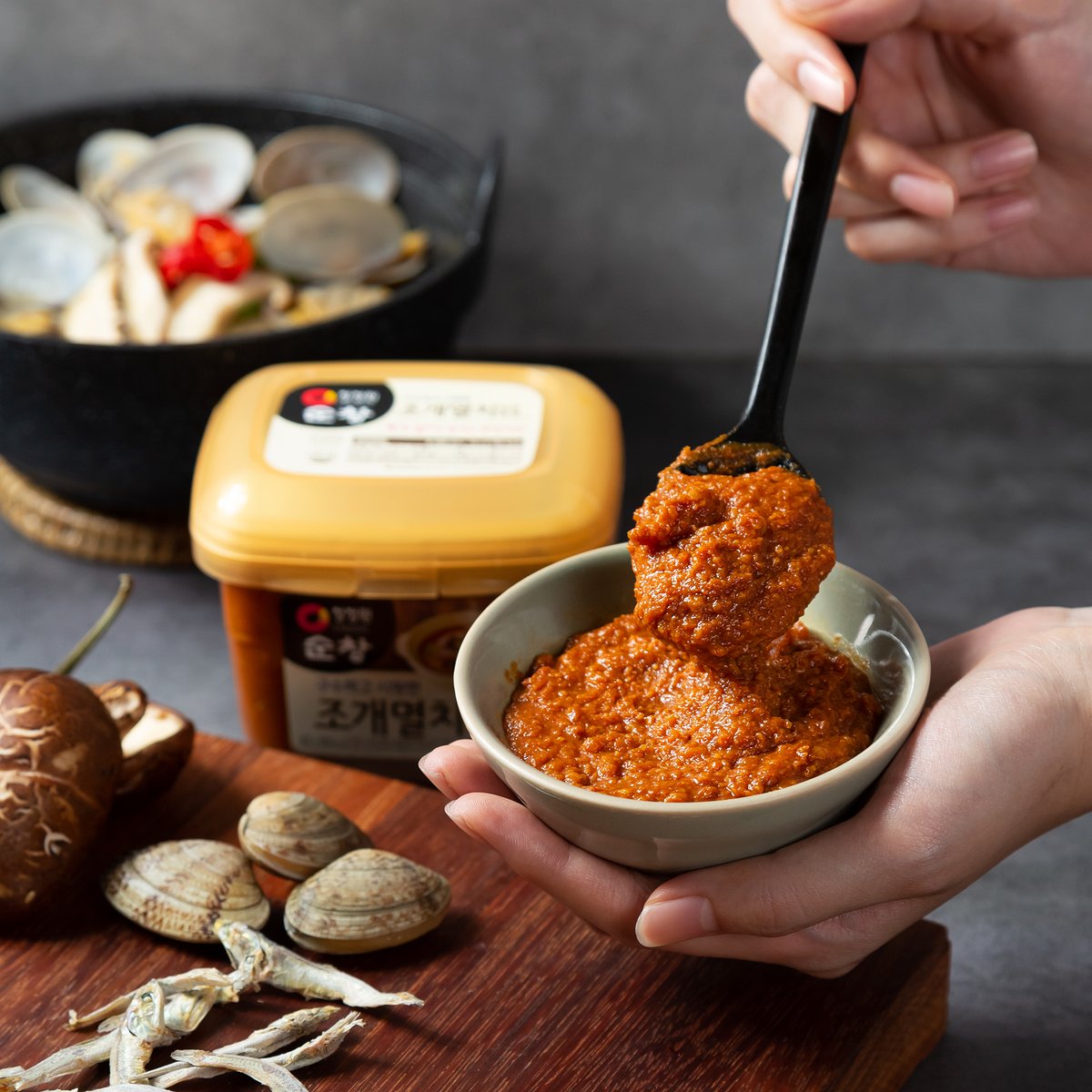 순창 조개멸치 된장찌개 양념 450g Soybean paste with clam anchovy flavour