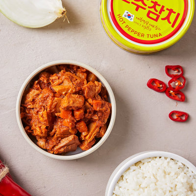 SPECIAL PRICE🎈 20% SALE💙 Dongwon Hot pepper Tuna 150gX4ea