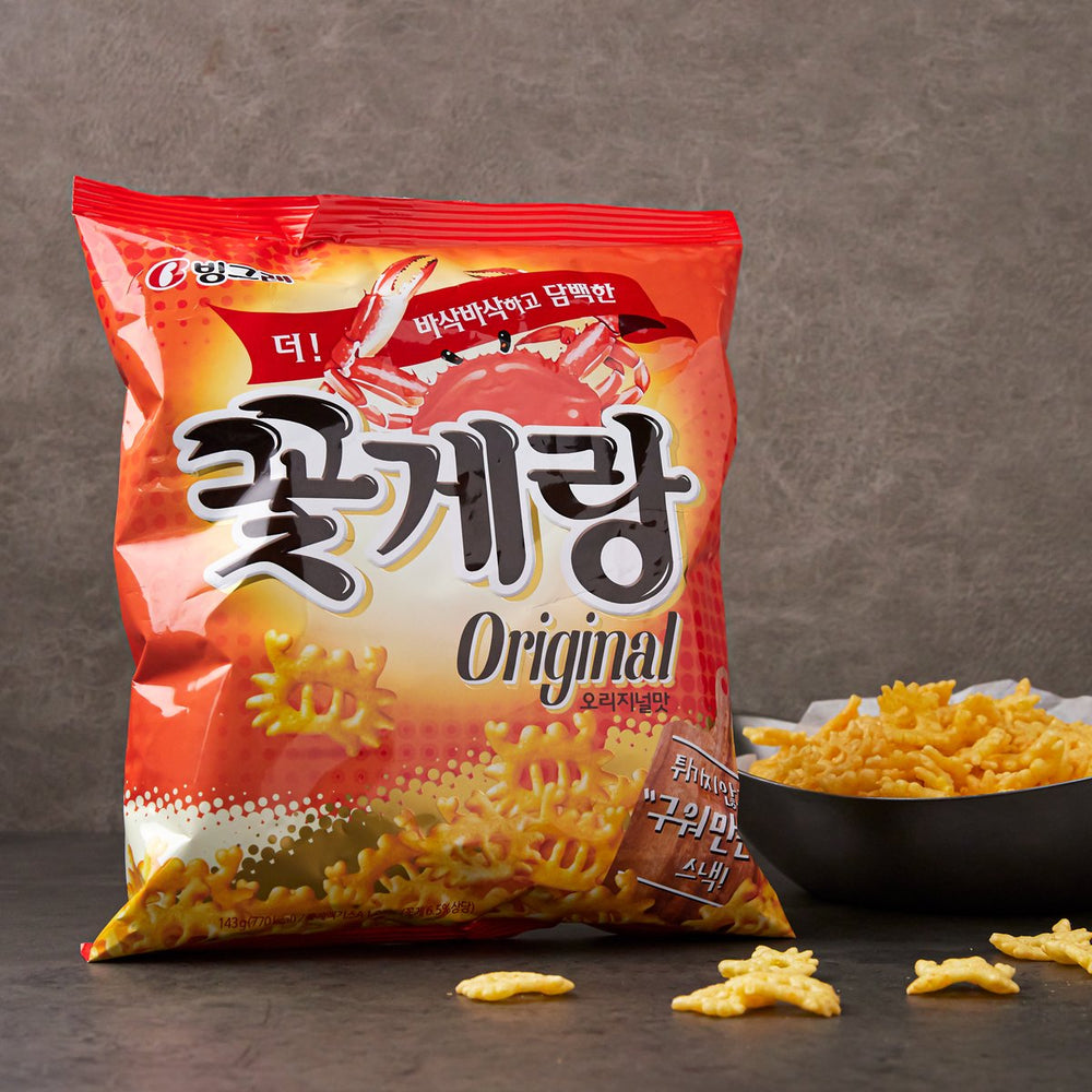 New and improved Kokerang Original/Wasabi/Buldal-jjambbong-flavored snacks
