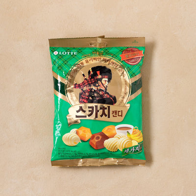부드러운 커피맛 캔디 롯데 스카치 캔디 세가지맛 Lotte Scotch Candy