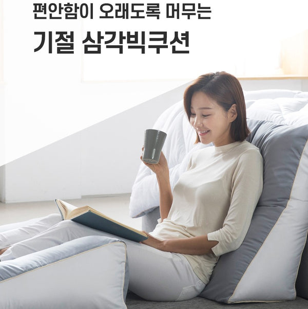 기절 삼각 빅 쿠션