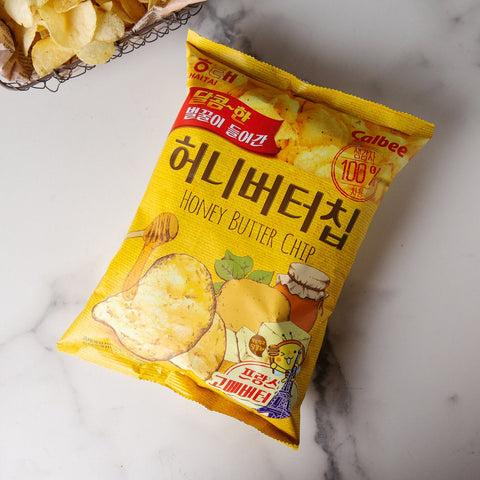 달콤~한 벌꿀이 들어간🍯허니버터칩 120G HONEY BUTTER CHIP