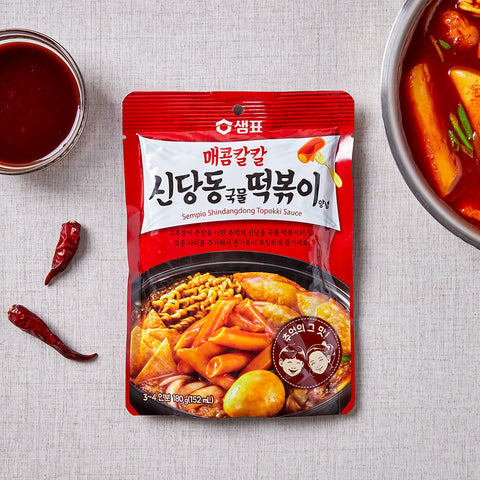 매콤칼칼 추억의 맛 샘표 신당동국물떡볶이양념 Shindangdong Topokki Sauce