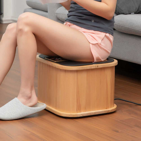 물 없이 고통받는 오늘 레저가 투쟁악~ 좌훈 겸용 건식 브라운욕기 DRY FOOT BATH