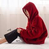 Về hàng lại☃️ Chăn áo choàng cài cúc cảm giác ấm áp mềm mại