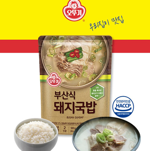 돈골육수에 돼지고기 듬뿍오뚜기 부산식 돼지국밥 BUSAN PORK GUKBAP 500g