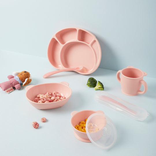 [실리팟] 한국산 실리콘 이유식 식기 세트 Silipot Silicone Bebe for Baby