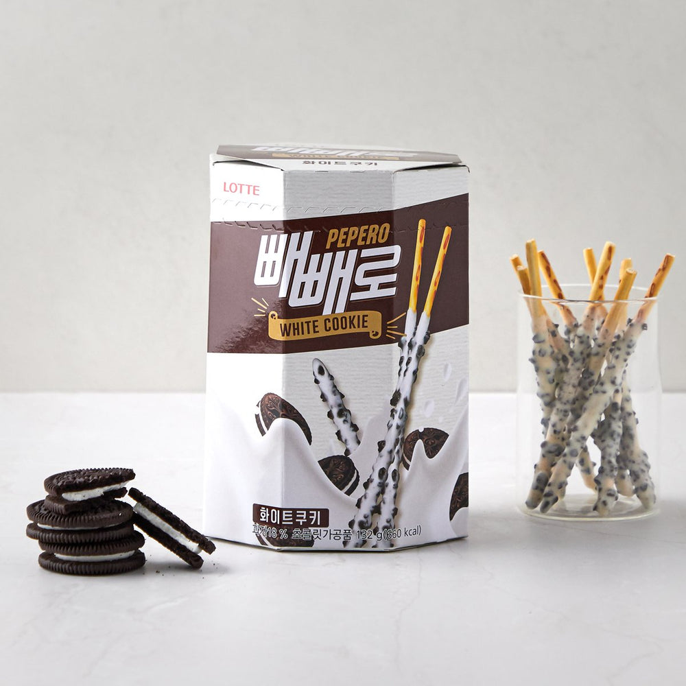 لوتي بيبيرو بسكويت أبيض Lotte Pepero White Cookie