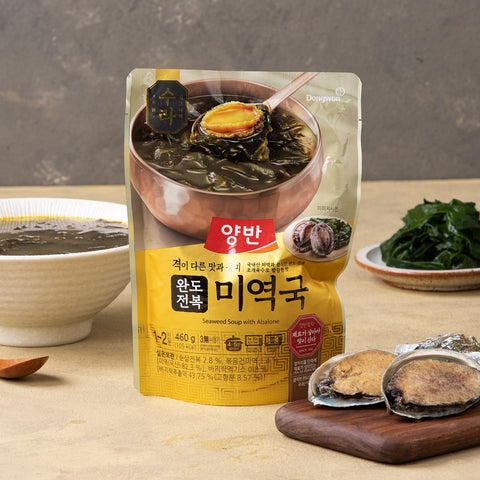 양반 완도 전복 미역국 Seaweed soup with Abalone 460g