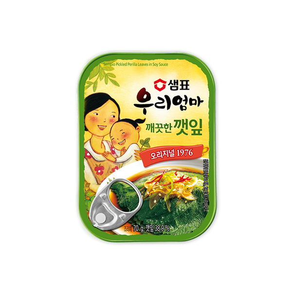 샘표 우리엄마 깨끗한 깻잎 70g