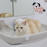ضعها على الحوض واغسل بسهولة، لوح استحمام الحيوانات الأليفة WALLAWALLA SHOWER BOARD