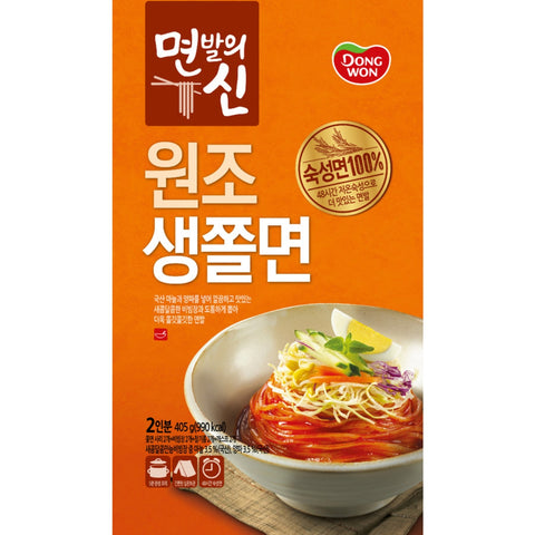 40%OFF🍜 면발의 신 쟁반 막국수 / 생 쫄비빔면 JJOL BBIM MYEON / MAKGUKSU 405g