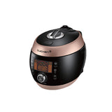 Cuchen Electric Pressure Rice Cooker (5-6 servings) that recreates the taste of traditional pot-cooked rice with lively grains.