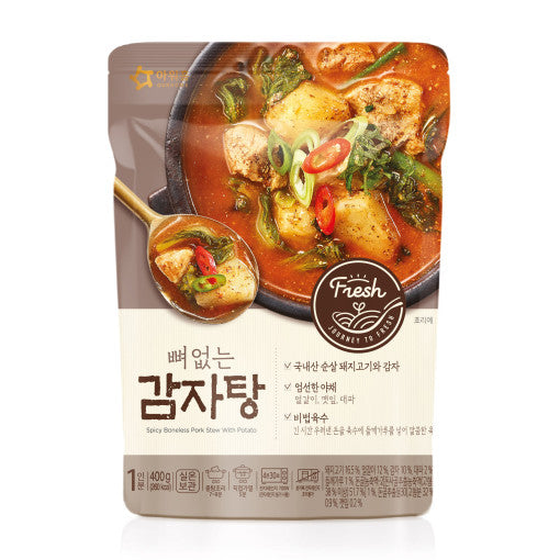 아워홈 뼈없는 감자탕 Spicy Boneless Pork Stew With Potato 400g