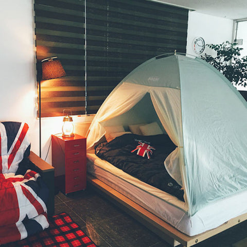 간단하게 3초면 설치 끝! SYDNEY ONLY🚛 포그니 스위트 난방 텐트
