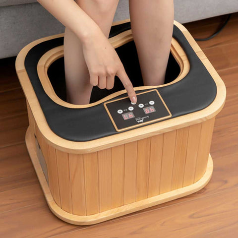물 없이 고통받는 오늘 레저가 투쟁악~ 좌훈 겸용 건식 브라운욕기 DRY FOOT BATH