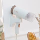 للحمام والطاولة معاً [BLANC] حامل مجفف الشعر اللاصق أبيض Hair Dryer Holder (Wall-mounted)