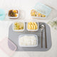 실리팟 직사각 냉동밥 보관용기 Silicon Premium container 2p
