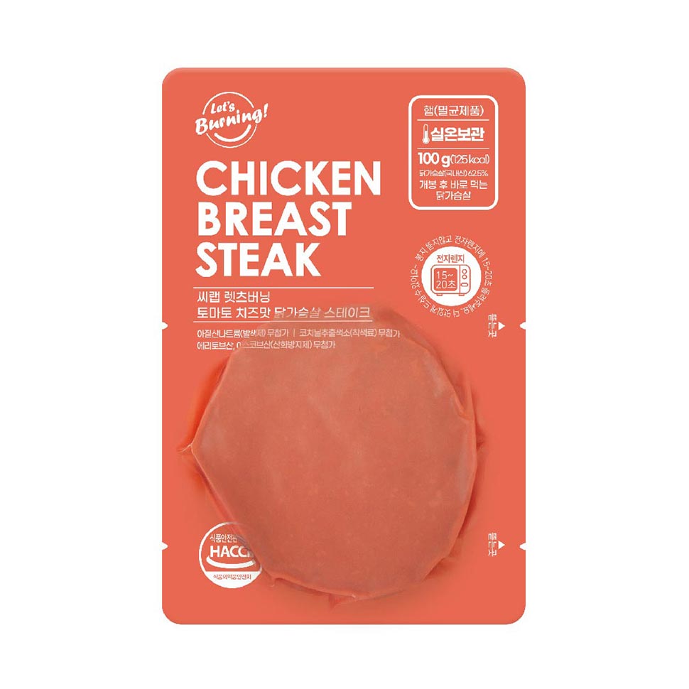 재입고 완료✔ 즐거운 다이어트 씨랩 실온 닭가슴살 스테이크(100g) Chicken Breast Steak