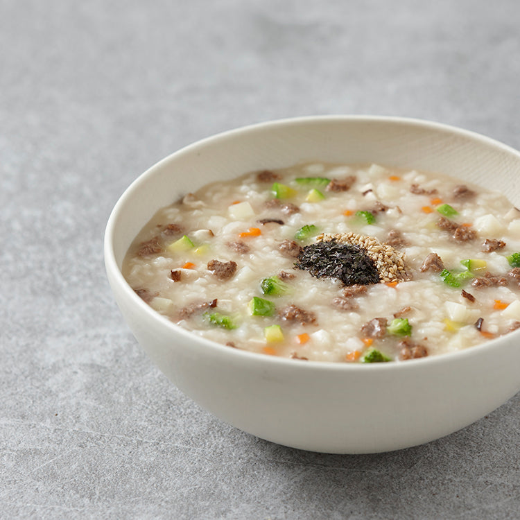 본죽 시리즈 Korean Porridge Seafood/Redbean/Vegetable/Octopus&Kimchi/Pumpkin/Abalone Mushroom 500g