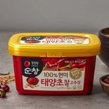 청정원 100%현미 태양초 찰 고추장 O food Pepper Paste 500g