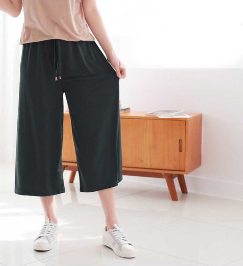 CLEARANCE❄️ 냉장고 8부 바지 Cool Wide 3/4 pants