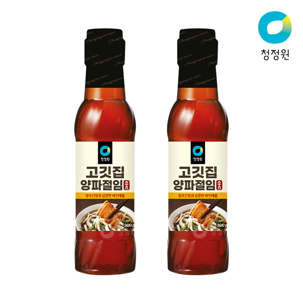 고깃집에서 즐겨먹던 그 소스! 청정원 고깃집 양파절임 소스 CJW Picked Onion Sauce 300g