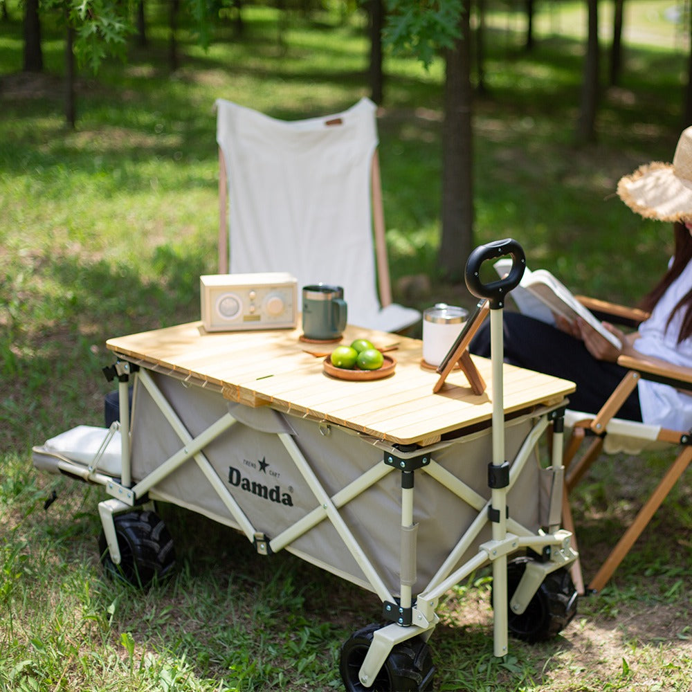 담다 접이식 캠핑 웨건/트레일러 손수레 캐리어 Damda Trolleys Wagen