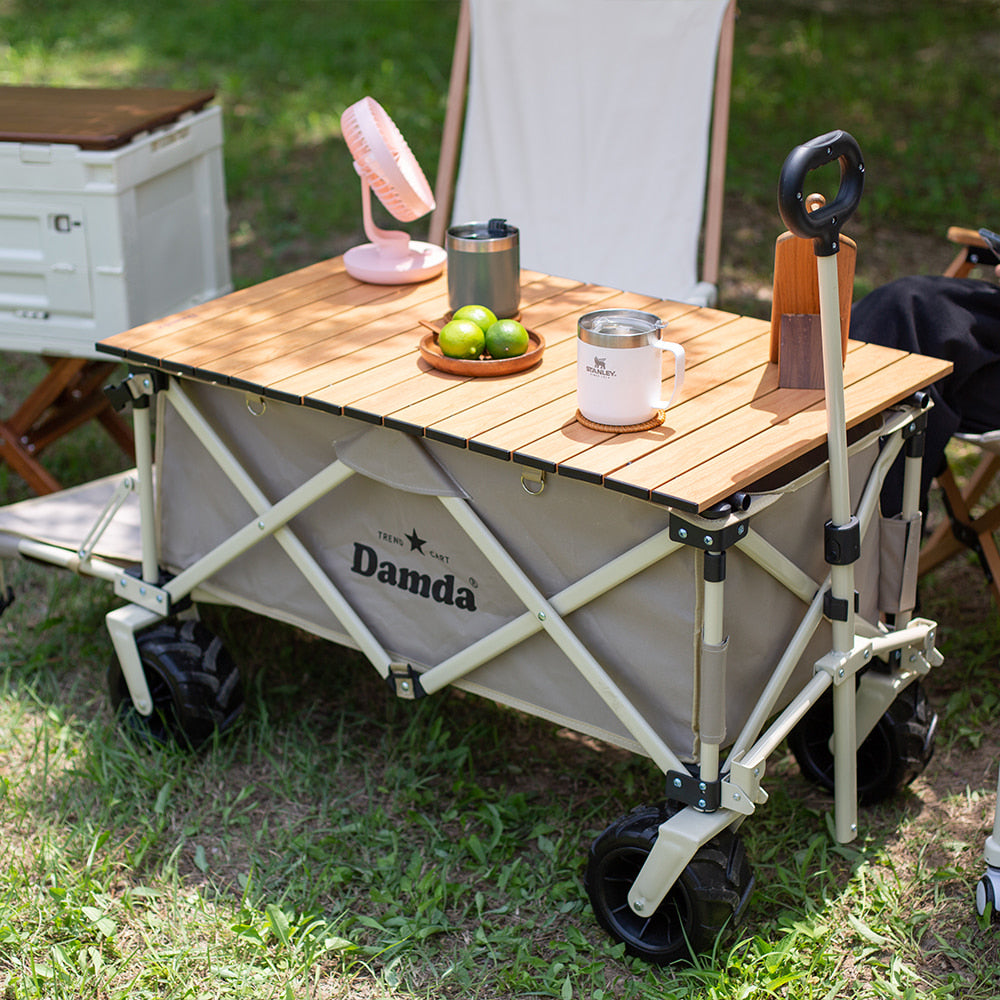담다 접이식 캠핑 웨건/트레일러 손수레 캐리어 Damda Trolleys Wagen