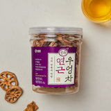 我们土地上生长的<br>[纯作]莲藕牛蒡茶原物型 60g<br>Lotus Root&amp; Burdock Root Tea