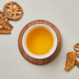 我们土地上生长的<br>[纯作]莲藕牛蒡茶原物型 60g<br>Lotus Root&amp; Burdock Root Tea