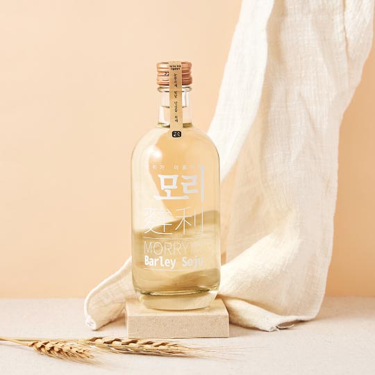 진한 바닐라 향 가득한 보리소주 [강산명주] 모리소주 375ml Morry soju