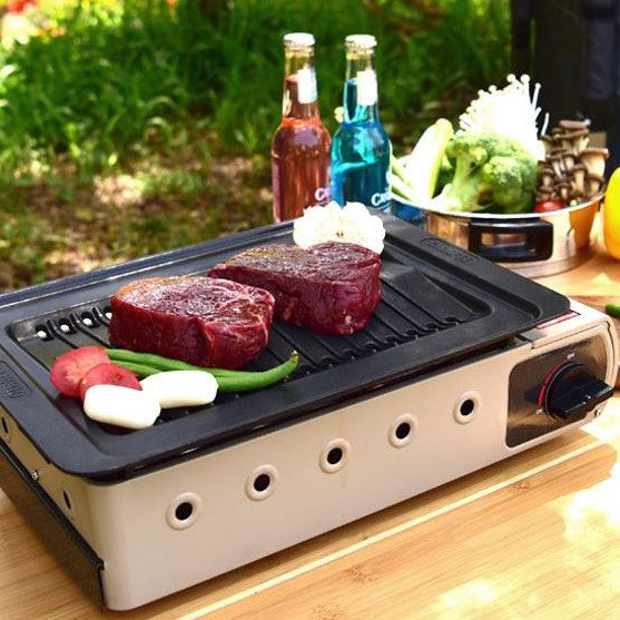 버너 풀세트 구성 완료! 지라프 구이바다 가스 그릴 GIRAFFE GAS GRILL