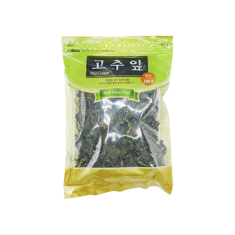 한국산 고추잎 Dried pepper leaf from Korea 100g