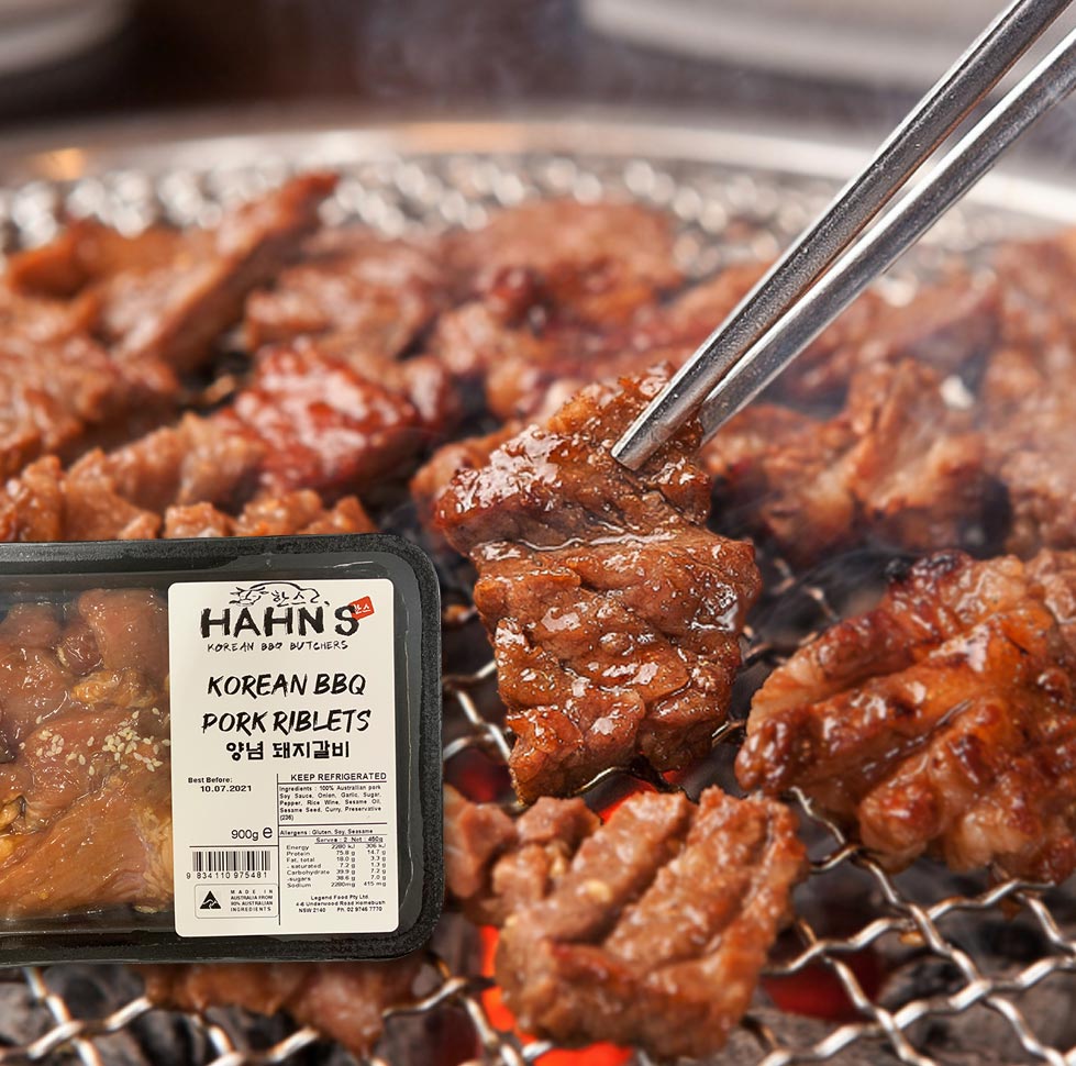 SYDNEY ONLY🚛 ملحمة هان Hahn's KOREAN BBQ PORK RIBLETS 330g